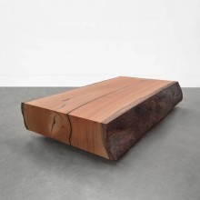 Mesa de Centro Rstica Live Edge Estilo Natural em Madeira