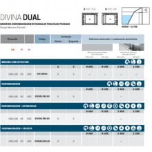 Banheira Novellini de Imerso ou Hidro Divina Dupla 190cm 